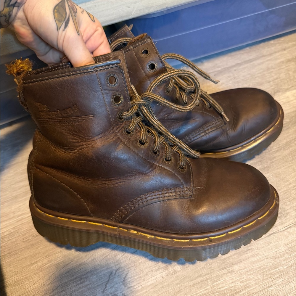 Vintage Dr.Martens Made in England Crazy Horse Brown